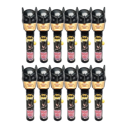 Batman Lollipop Holder Case, 12 Count, Includes Lollipops