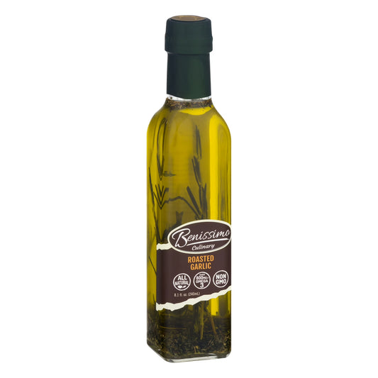 Benissimo Roasted Garlic Oil 8.1 oz (Pack Of 6)
