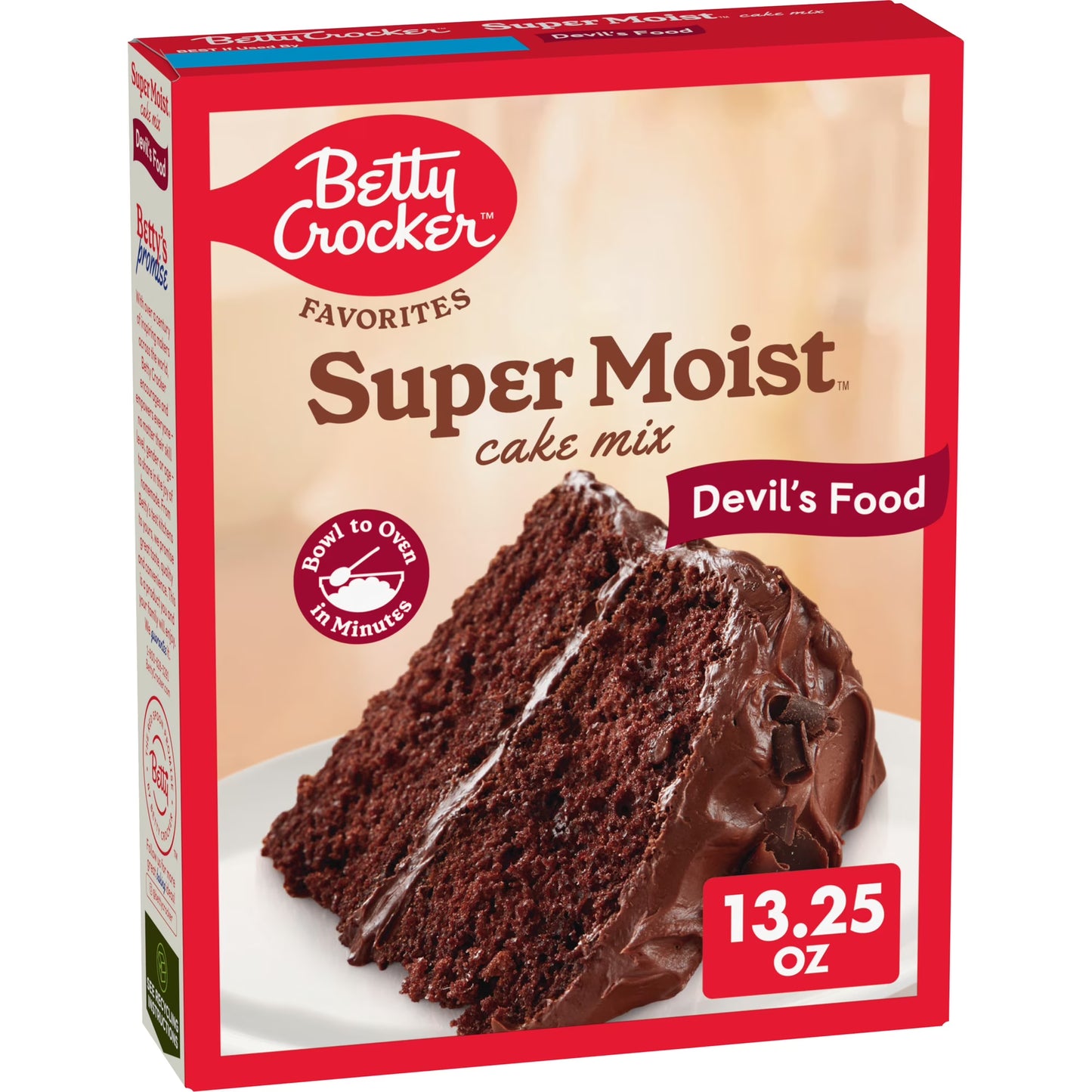 Betty Crocker Favorites Super Moist, Devil's Food, Cake Mix, 13.25 oz