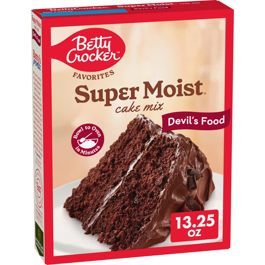 Betty Crocker Favorites Super Moist, Devil's Food, Cake Mix, 13.25 oz