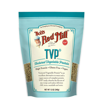(4 pack) Bob's Red Mill TVP (Textured Vegetable Protein), 12 oz