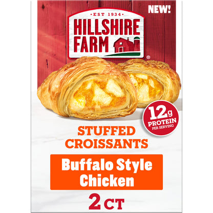Hillshire Farm Buffalo Style Chicken Stuffed Croissants, 8 oz, 2 Count (Frozen)