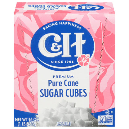C&H Pure Cane Sugar Cubes, 126 ct