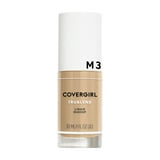 COVERGIRL TruBlend Oil-Free Liquid Foundation, M-3 Golden Beige, 1 fl oz, Hydrating Foundation