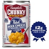 Campbell’s Chunky x Pabst Blue Ribbon Beer Cheese with Potatoes and Chorizo Soup, 18.8 oz Can