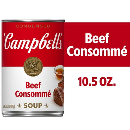 (4 pack) Campbell's Condensed Vegetable Beef Soup, 10.5 oz Can
