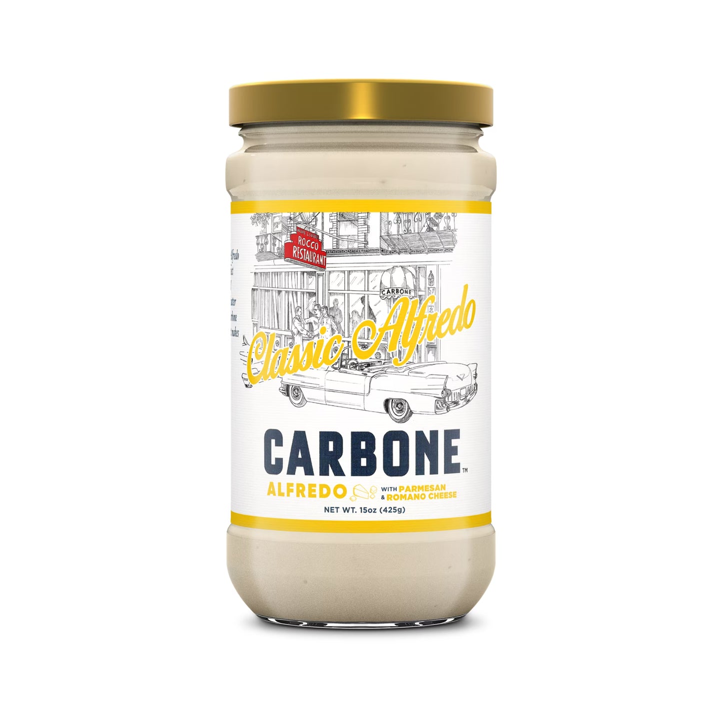 Carbone Fine Foods Alfredo Sauce, 15 oz