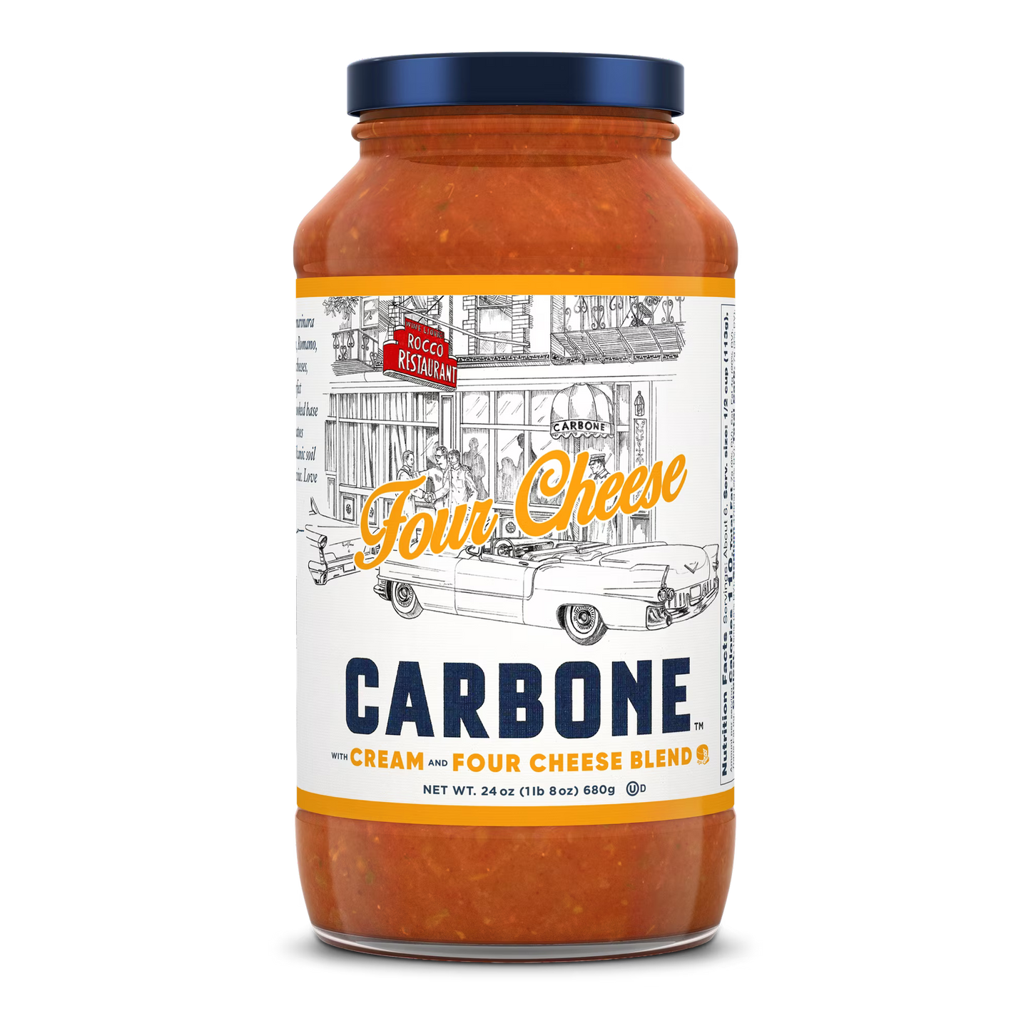 Carbone Four Cheese Pasta Sauce, 24 oz