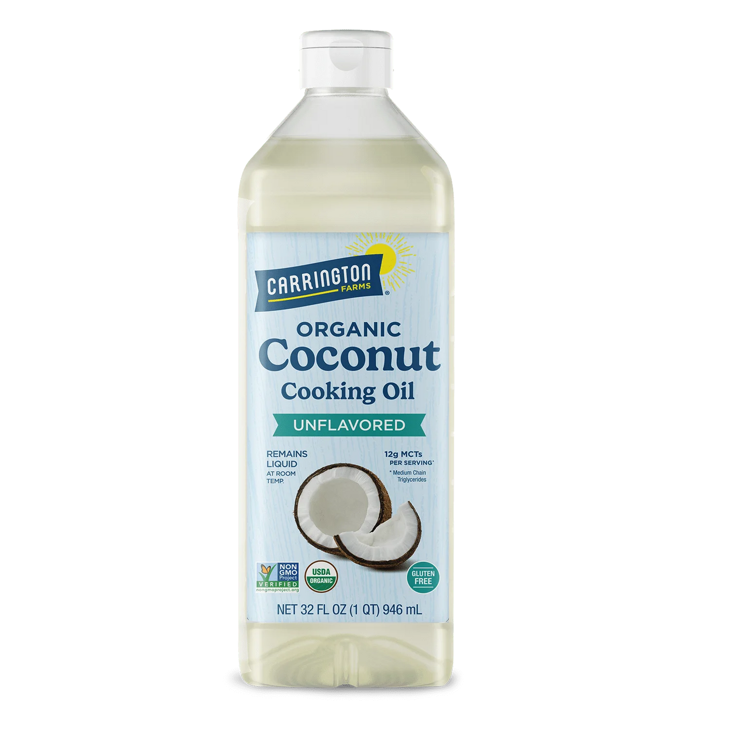 Carrington Farms Organic Coconut Cooking Oil, 32 Floz