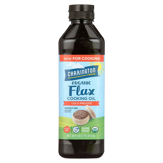Carrington Farms Organic Flax Cooking Oil,16oz