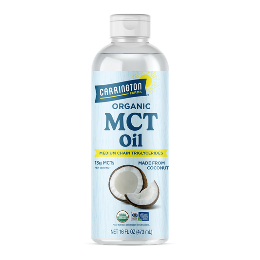 Carrington Farms Organic Medium Chain Triglyceride Oil, 16oz Plastic Bottle
