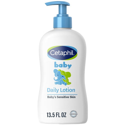Cetaphil Baby Moisturizing Care Bundle: Daily Lotion & Wash & Shampoo, 13.5 fl oz Each