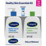 Cetaphil Healthy Skin Essentials Kit, Daily Facial Cleanser & Moisturizing Lotion, 2 Piece Kit