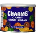 Charms Sour Balls Hard AIF9 Candy: 12-Piece Case