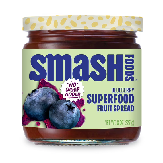 Smash Blueberry Superfood Fruit Spread 8oz