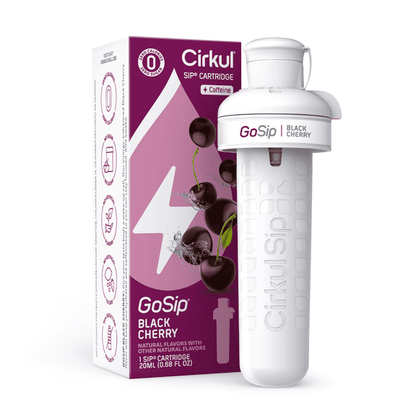(2 pack) Cirkul GoSip Black Cherry Flavor Cartridge, Drink Mix, 1-Pack