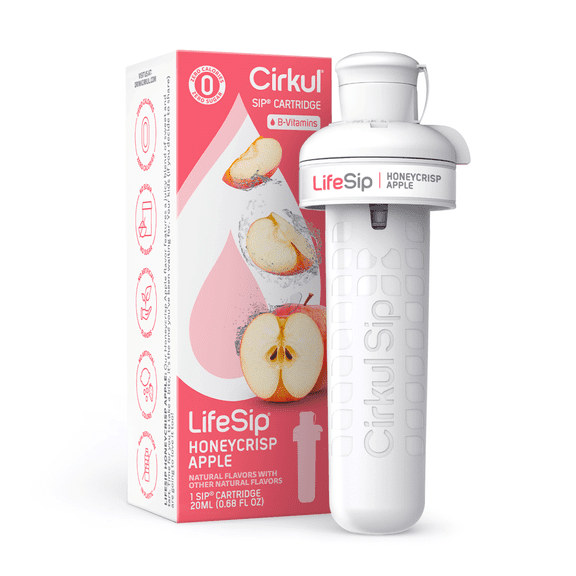 (2 pack) Cirkul LifeSip Honeycrisp Apple Flavor Cartridge, Drink Mix, 1-Pack