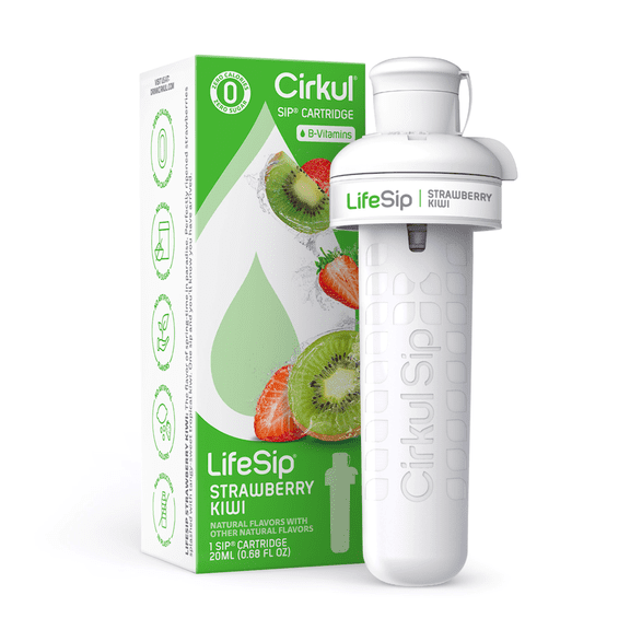(2 pack) Cirkul LifeSip Strawberry Kiwi Flavor Cartridge, Drink Mix, 1-Pack