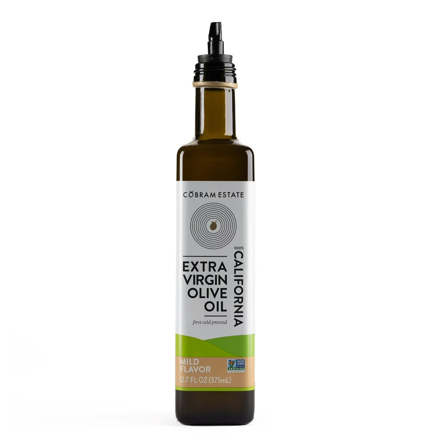 Cobram Estate Mild Flavor 100% California Extra Virgin Olive Oil, 12.7 fl oz Bottle – First Cold Pressed, Easy-Pour Cooking Oil