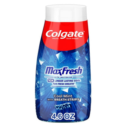 (3 pack) Colgate MaxFresh Clean Mint Toothpaste, 4.6 oz
