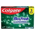 Colgate Max Fresh Clean Mint Toothpaste, 3 Pack, 6.3 Oz