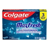 Colgate MaxFresh Cool Mint Toothpaste, 3 Pack, 6.3 oz
