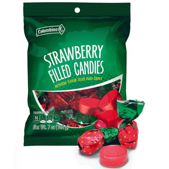 Colombina Strawberry Delights Hard Candies, 7oz