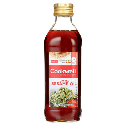 Cookwell Toasted Sesame Oil for Cooking and Basting, 17 fl oz
