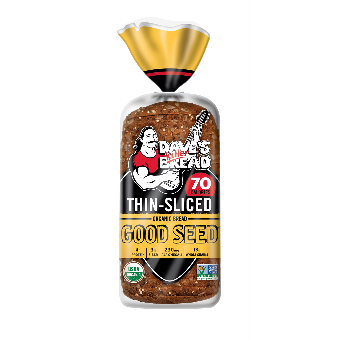 Dave's Killer Bread Thin-Sliced Good Seed Organic Bread 20.5 oz, Shelf-Stable
