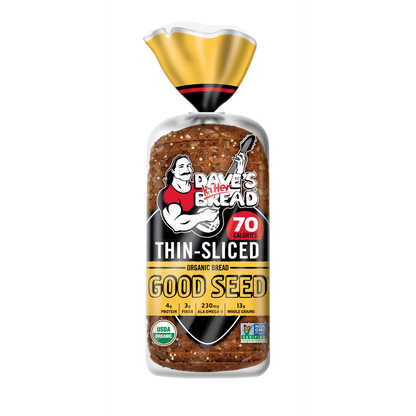 Dave's Killer Bread Thin-Sliced Good Seed Organic Bread 20.5 oz, Shelf-Stable