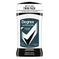 Degree Men UltraClear Antiperspirant Deodorant 72-Hour Sweat & Odor Protection Black + White Antiperspirant For Men With MotionSense Technology 2.7 oz Twin Pack