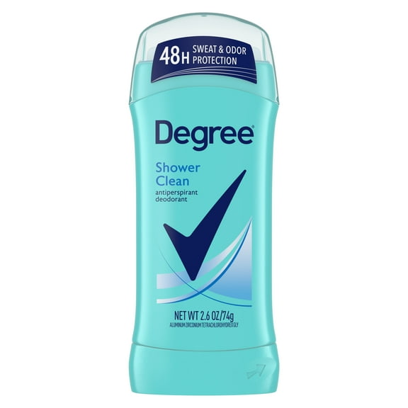 (3 pack) Degree Women's Long Lasting Antiperspirant Deodorant Stick, Shower Clean, 2.6 oz