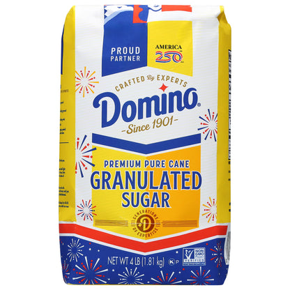Domino Pure Cane Sugar, 4 lb Bag, Summer Baking, Cakes, Cookies, Limited Edition