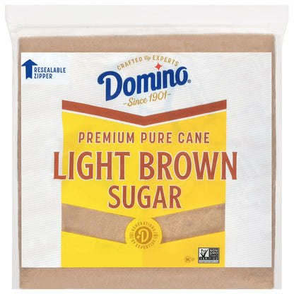 Domino Premium Pure Cane Light Brown Sugar 4# Zipper-Pak