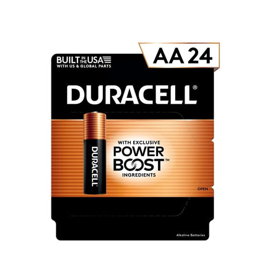 (2 pack) Duracell Coppertop AA Alkaline Batteries 24/PK
