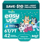 Pampers Easy Ups Bluey Potty Training Pants Size 6T7T, 42 Count (Select for More Options)