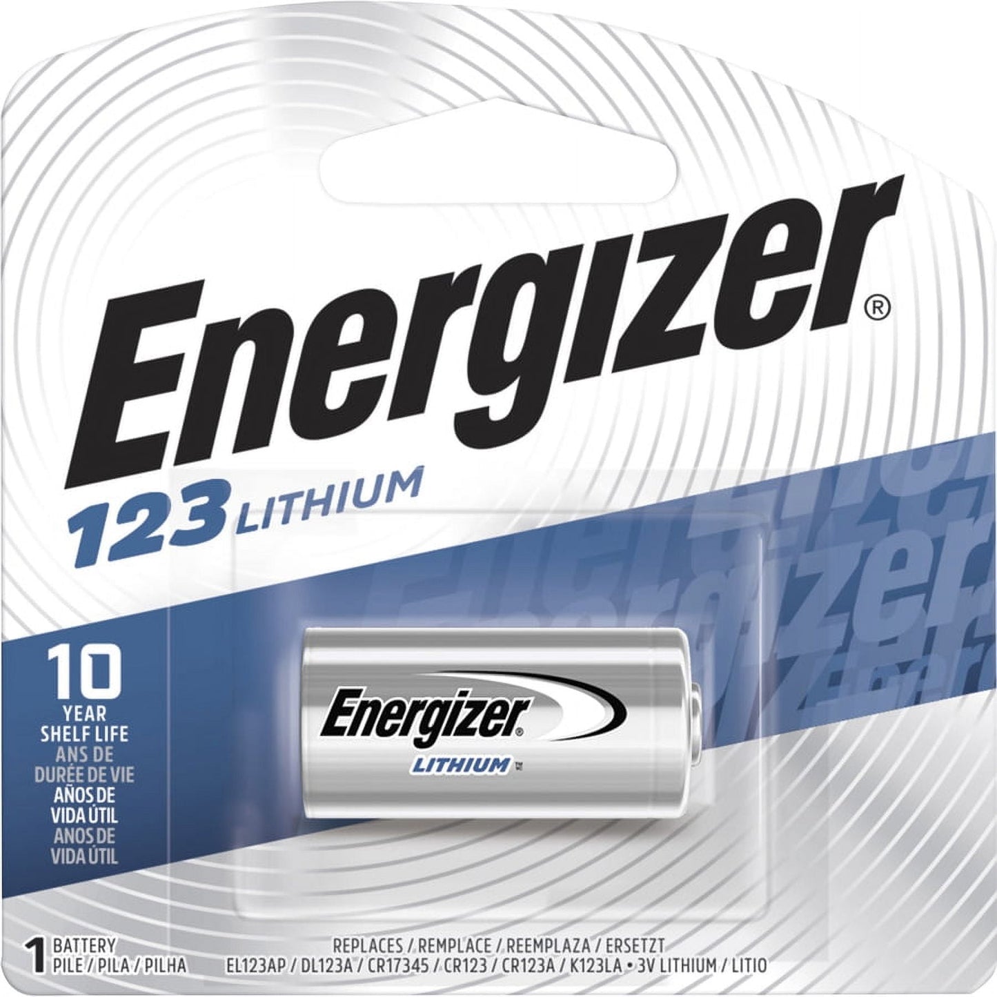 Energizer 123 3V Lithium Photo Batteries (1 Pack), CR123A High Power Lithium Batteries Compatible with Cameras, Flashlights, Electronics and More