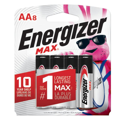 Energizer MAX (8 pack), Double A Alkaline Batteries