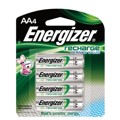 Energizer Rechargeable AA Batteries (4 Pack), Double A Batteries