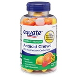 (3 pack) Equate Extra Strength Calcium Carbonate Antacid Chewable Tablets for Heartburn Relief, 120 Count