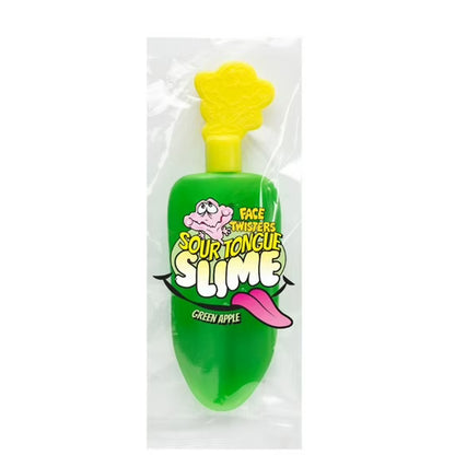 Face Twisters, Sour Tongue Slime, Strawberry & Green Apple, 1.4 oz.