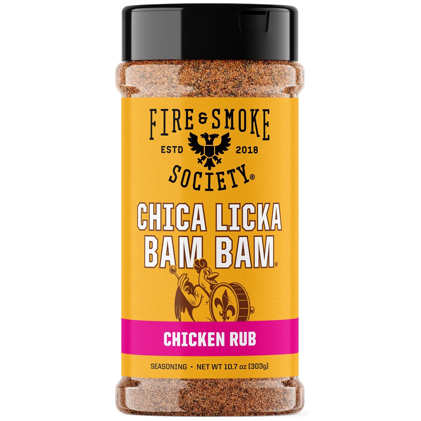 Fire & Smoke Society Chica Licka Bam Bam Chicken Seasoning, 10.7oz