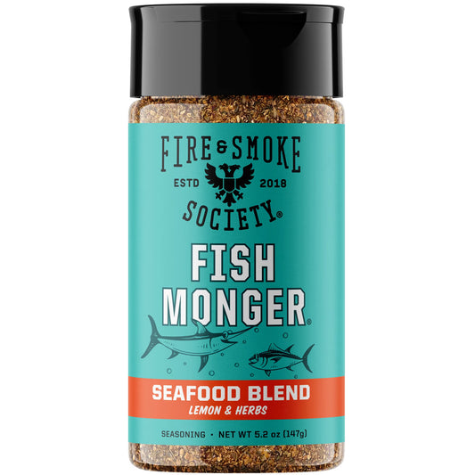 Fire & Smoke Society Fish Monger Fish Seasoning Blend, 5.2 oz Mixed Spices & Seasonings