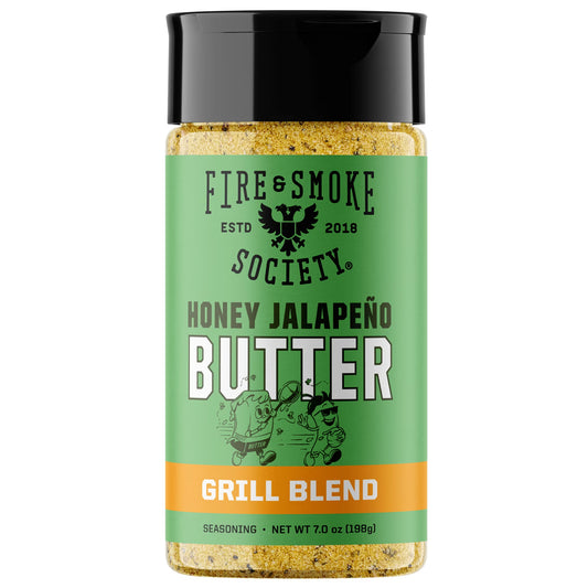 Fire & Smoke Society Honey Jalapeno Butter Seasoning, 7 oz Mixed Spices & Seasonings