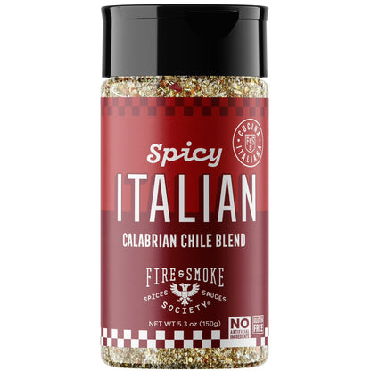 Fire & Smoke Society Spicy Italian Seasoning, 5.3 Ounce Mixed Spices & Seasonings