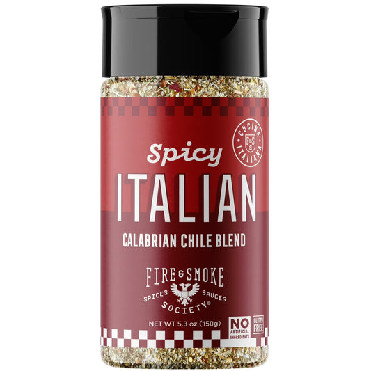 Fire & Smoke Society Spicy Italian Seasoning, 5.3 Ounce Mixed Spices & Seasonings