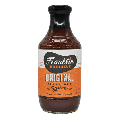 Franklin Barbecue Original Texas BBQ Sauce, 18 oz, Gluten-Free, No Artificial Flavors