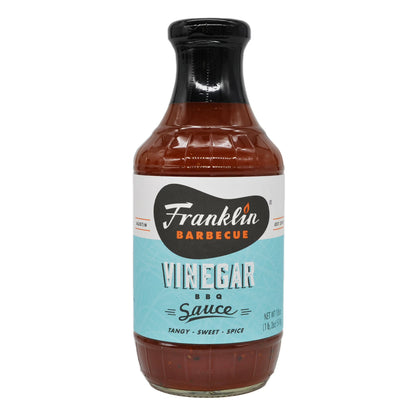 Franklin Barbecue Vinegar BBQ Sauce, 18 oz, Gluten Free, Carolina-Style