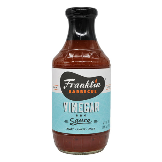 Franklin Barbecue Vinegar BBQ Sauce, 18 oz, Gluten Free, Carolina-Style