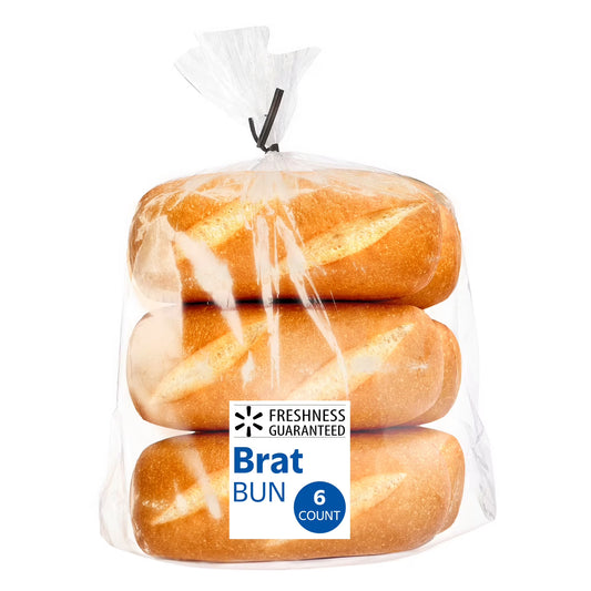 Freshness Guaranteed Bratwurst Buns, 9 oz, 6 Count